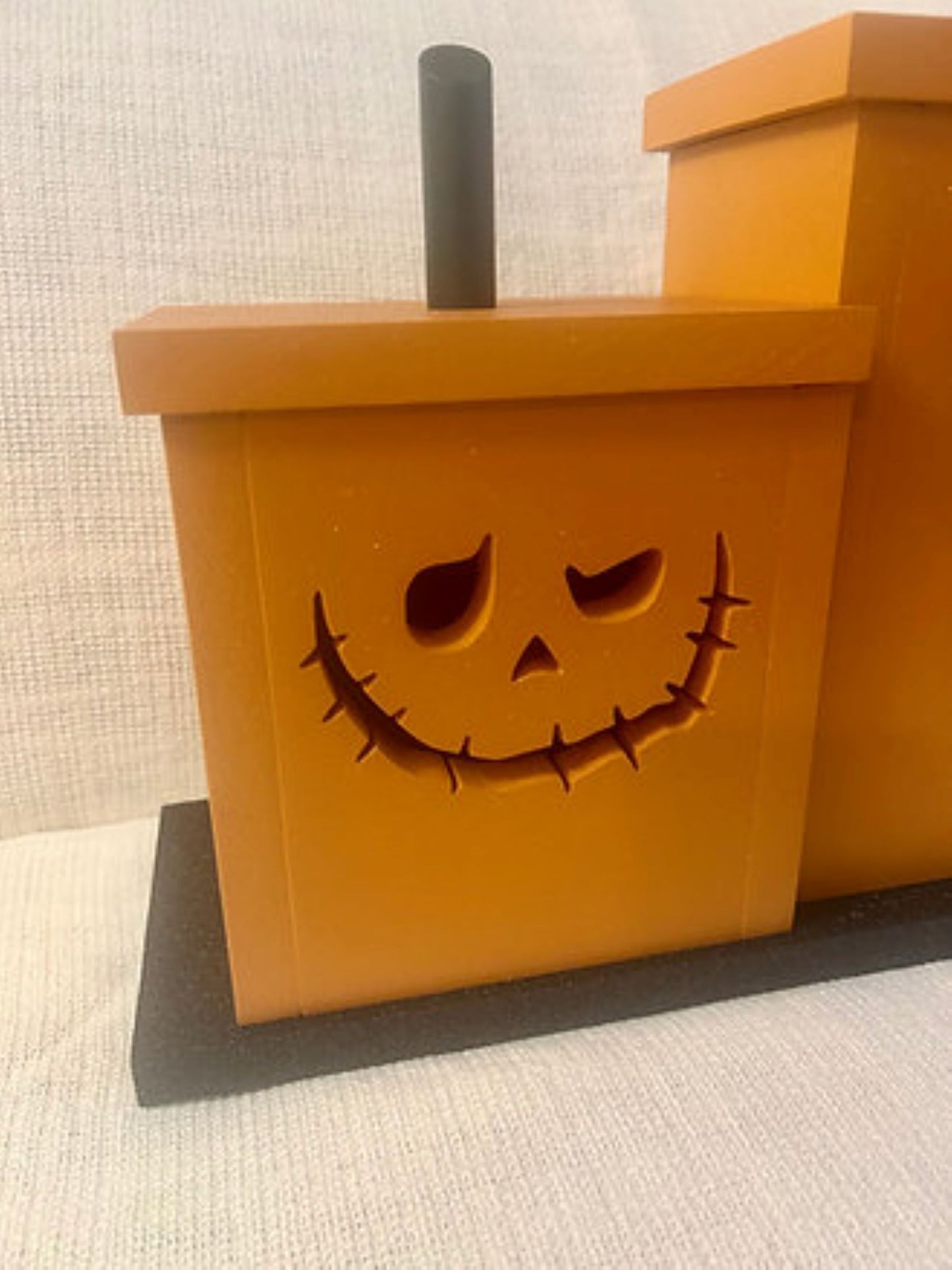 Pumpkin Patch Wooden Jack O' Lanterns