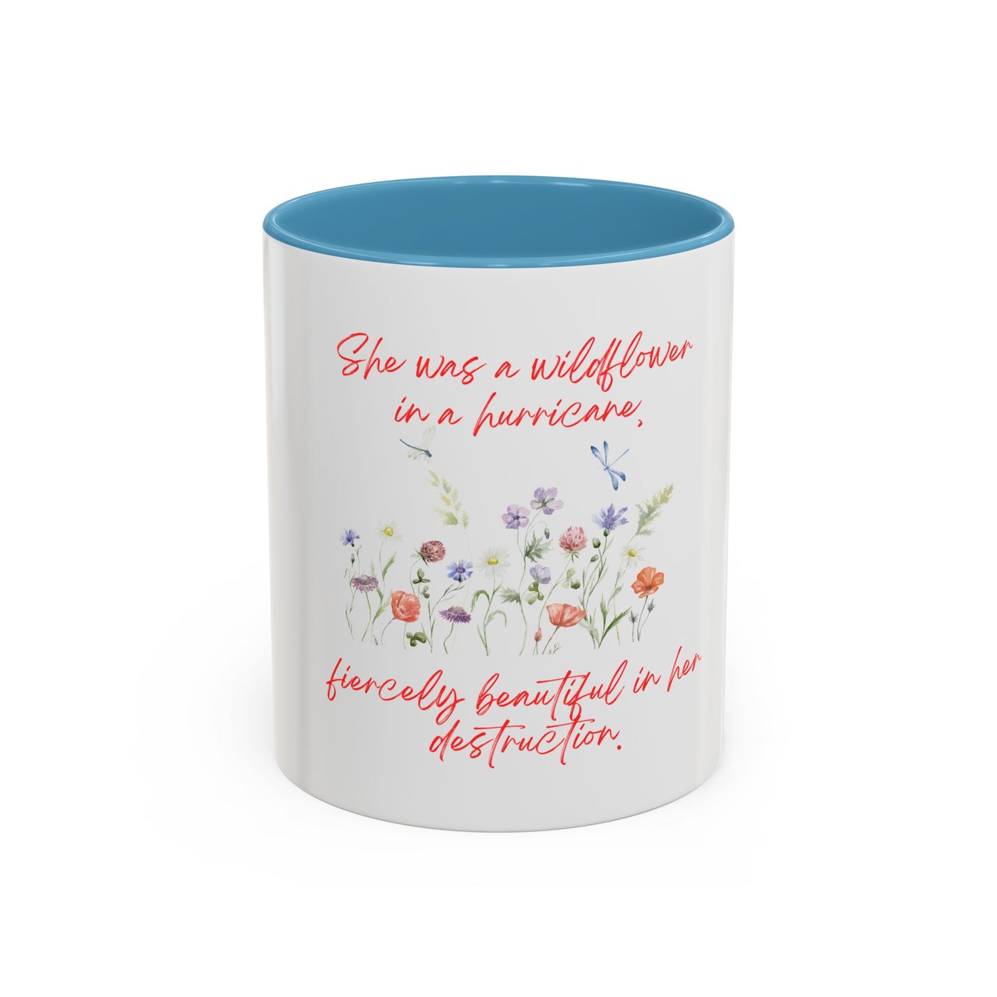 She Was A Wildflower Accent Coffee Mug (11oz)