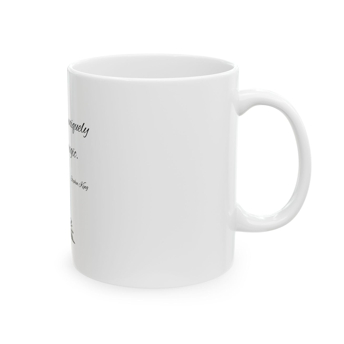 Books Are A Uniquely Portable Magic Ceramic Mug, (11oz)