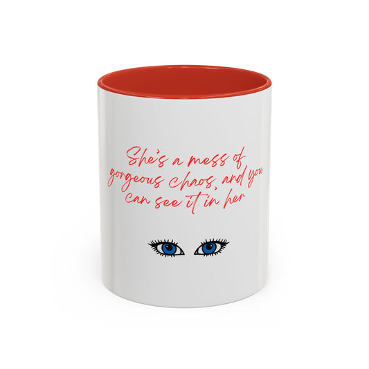 She's A Mess Accent Coffee Mug (11oz)