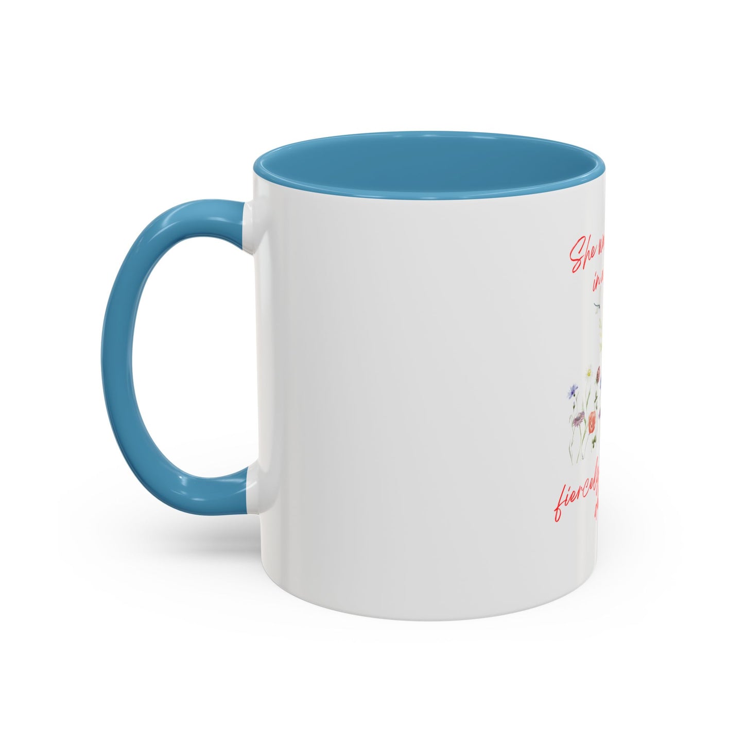 She Was A Wildflower Accent Coffee Mug (11oz)