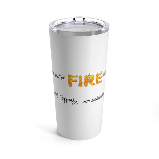 They Were a Duet of Fire and Passion Tumbler 20oz