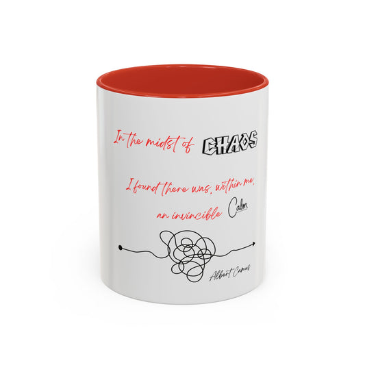 In the Midst of Chaos Accent Coffee Mug (11oz)